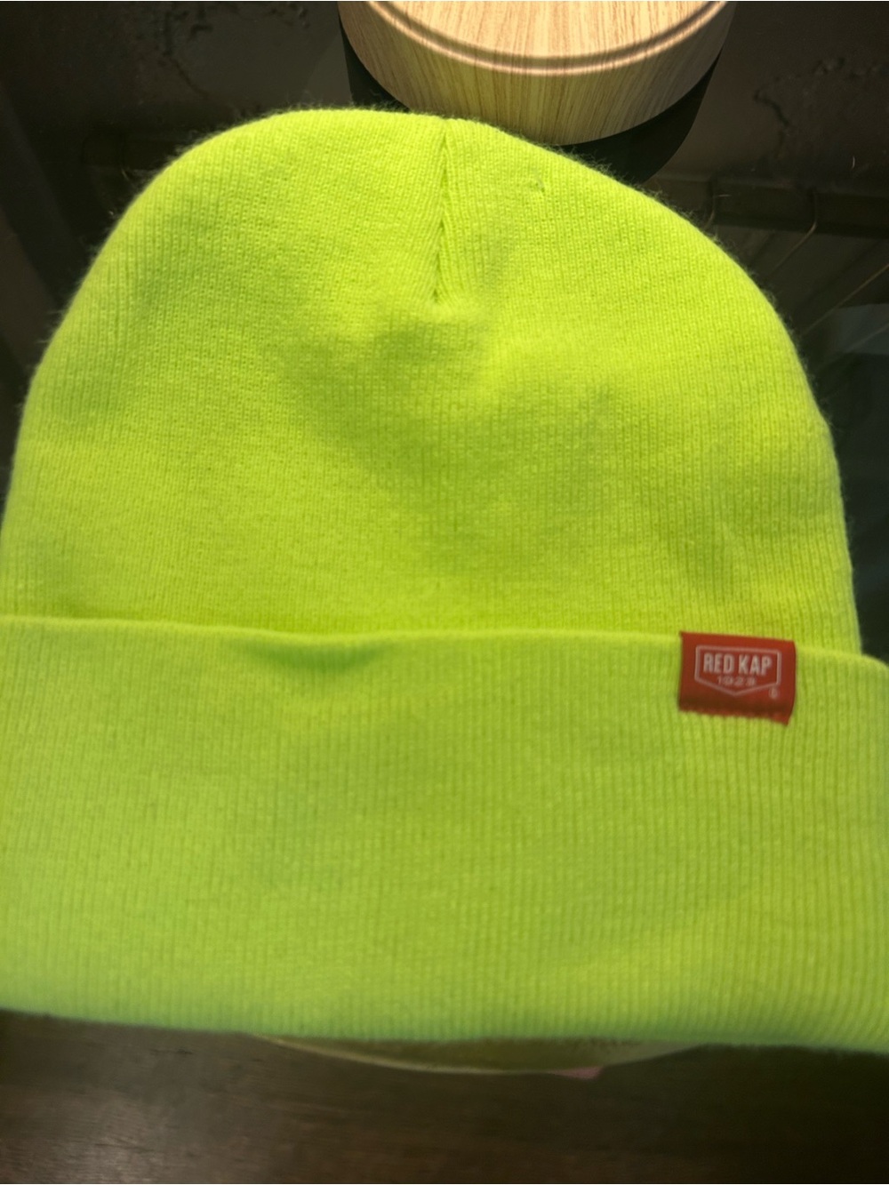 Kids High-Visibility Neon Yellow Beanie